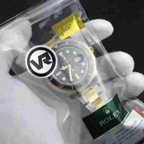 vr厂复刻劳力士间金黑水鬼_表盘直径40mm_搭载2836自动机械机芯