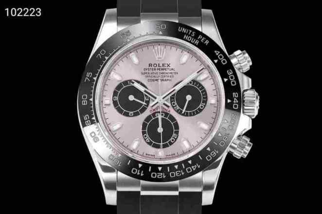 N厂劳力士灰熊猫多少钱_迪通拿n4130机芯_904钢_熊猫眼灰盘面_最新版本