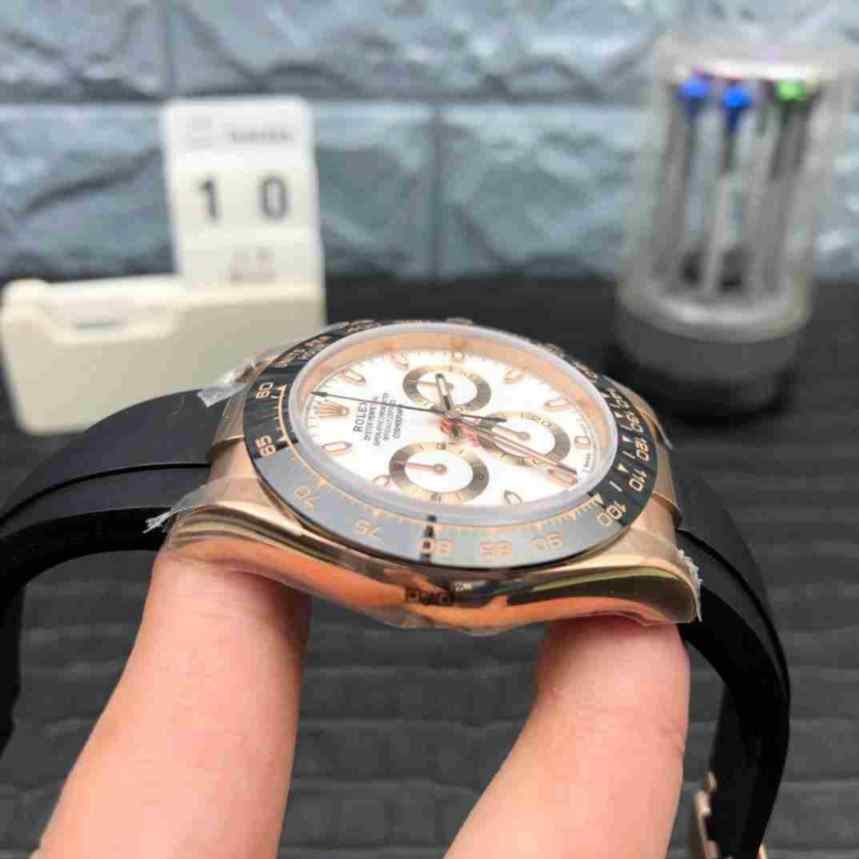 N厂玫瑰金劳力士迪通拿V4版本多少钱_4130机芯_904钢