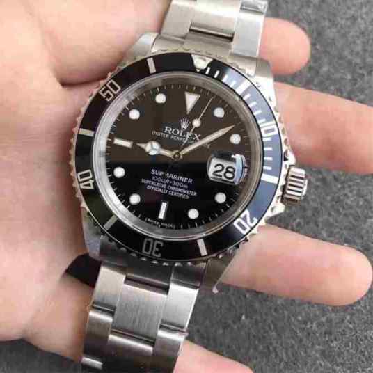 JF复古劳力士黑水鬼 V10版-细节图2