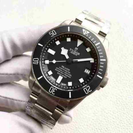 zf厂左撇子帝舵战斧黑色V2版_尺寸42x14mm_2824自动机械机芯