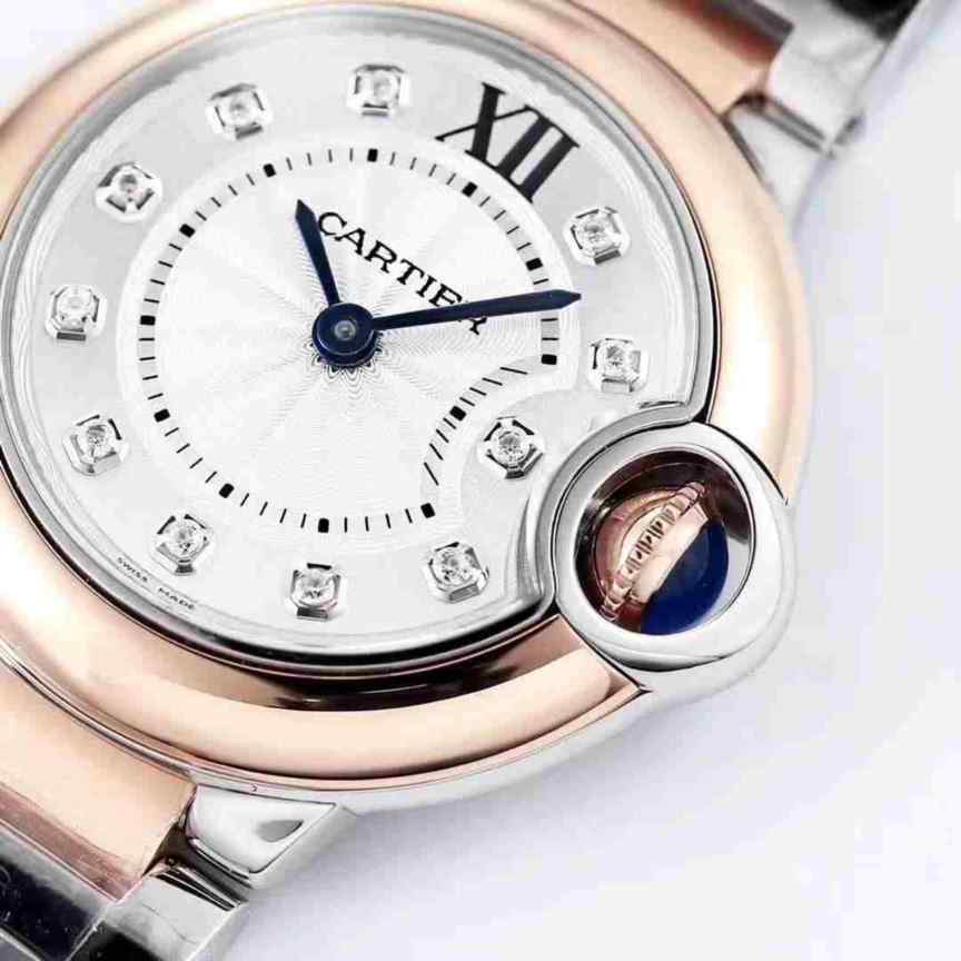 V6厂卡地亚蓝气球镶钻女表-细节图5