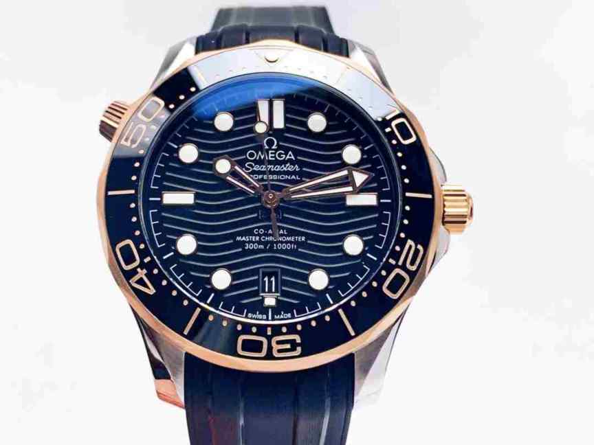 vs厂欧米茄海马300米玫瑰金-细节图2