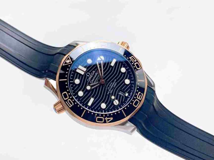 vs厂欧米茄海马300米玫瑰金-细节图3