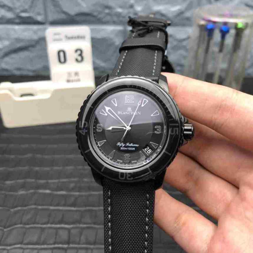 zf宝珀五十噚黑武士_宝珀自产Cal.1315机芯_45MM