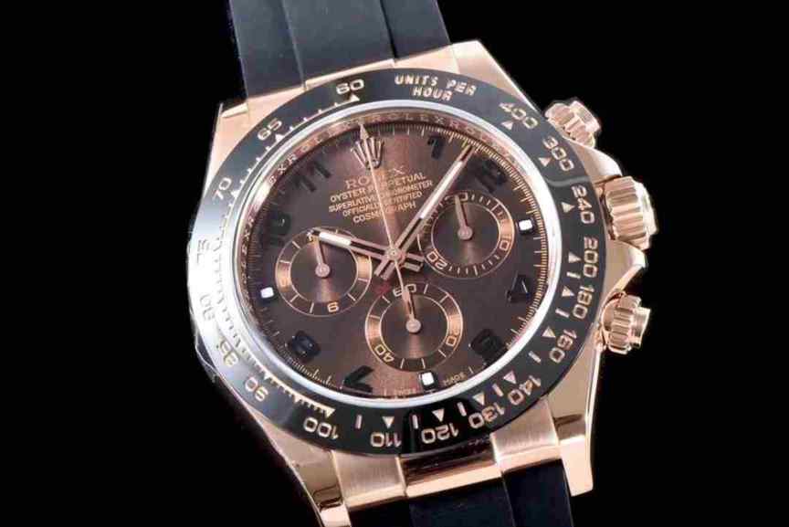 ar厂迪通拿玫瑰金灰面腕表_4130机芯_904钢_灰盘