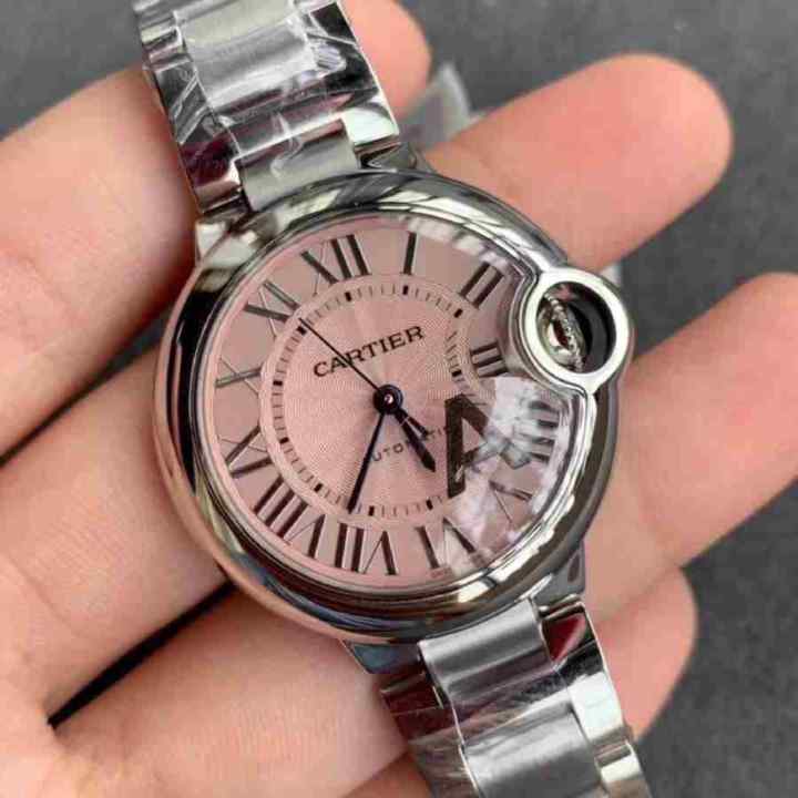 v6厂卡地亚蓝气球粉色_粉面33MM_36MM粉气球_粉盘贝母