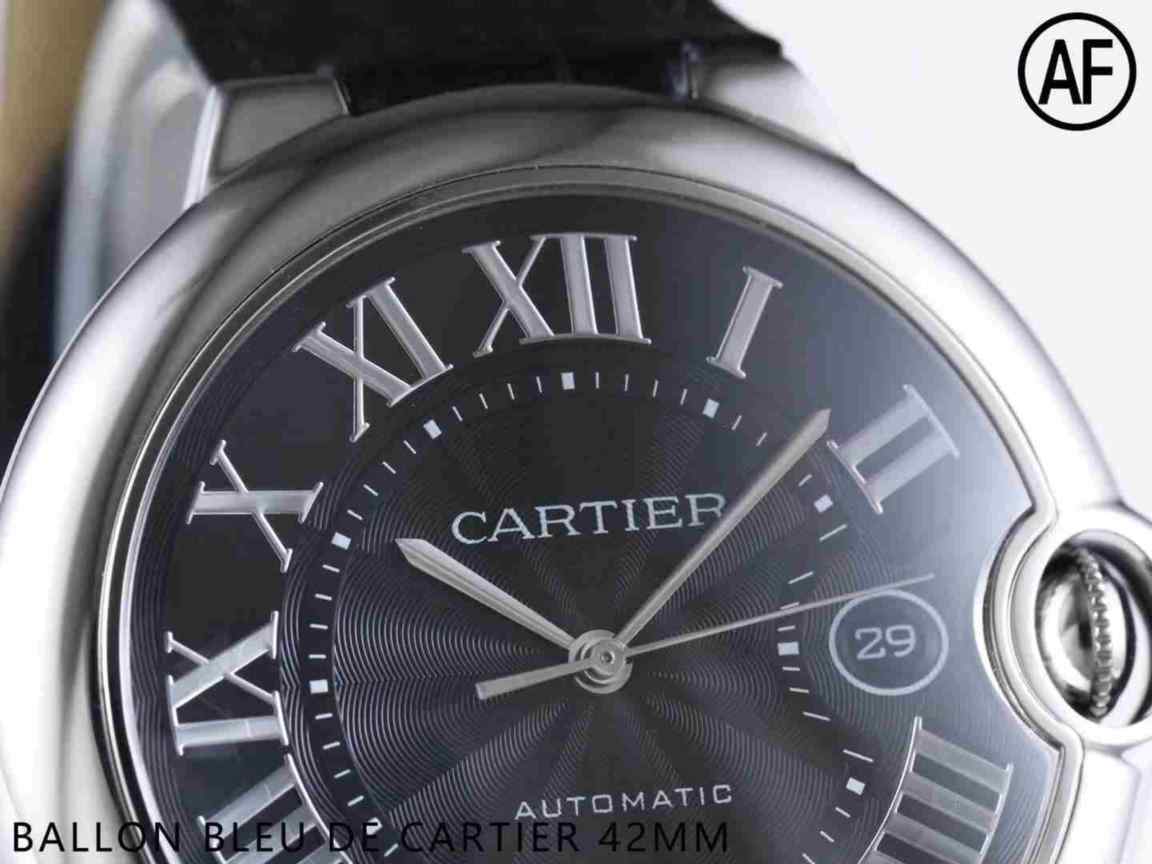 af厂卡地亚黑气球_腕表尺寸42mmX13mm_316L精钢表