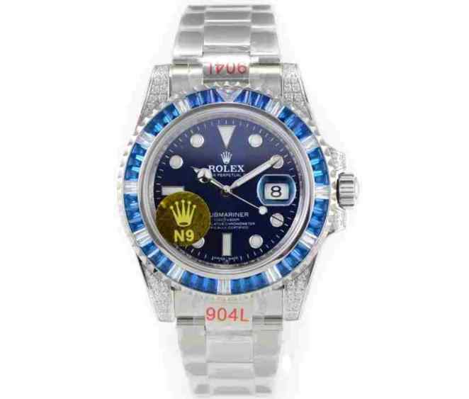 N9厂 劳力士钻圈蓝鬼-细节图2