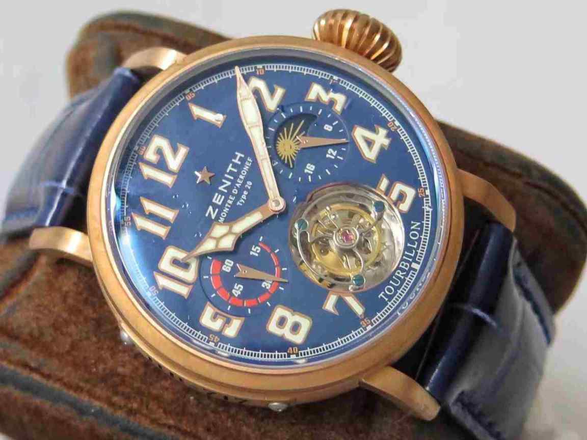 AI真力时青铜大飞 陀飞轮-细节图4