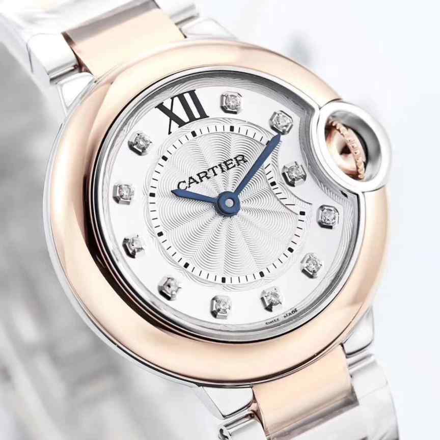 V6厂卡地亚蓝气球镶钻女表-细节图4