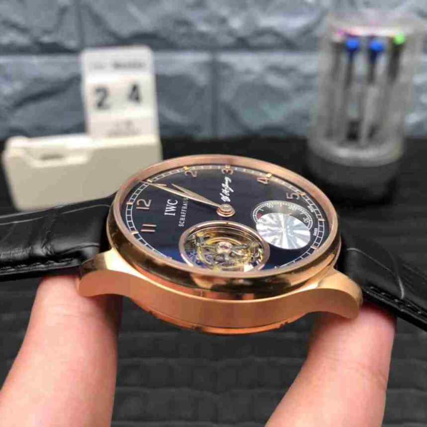 yl厂万国葡七陀飞轮_自动陀飞轮机械机芯_直径44毫米