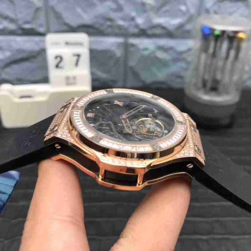 jb厂满钻恒宝陀飞轮_HUB6010​手动上​链陀飞轮​机芯_​圈口直径42mm