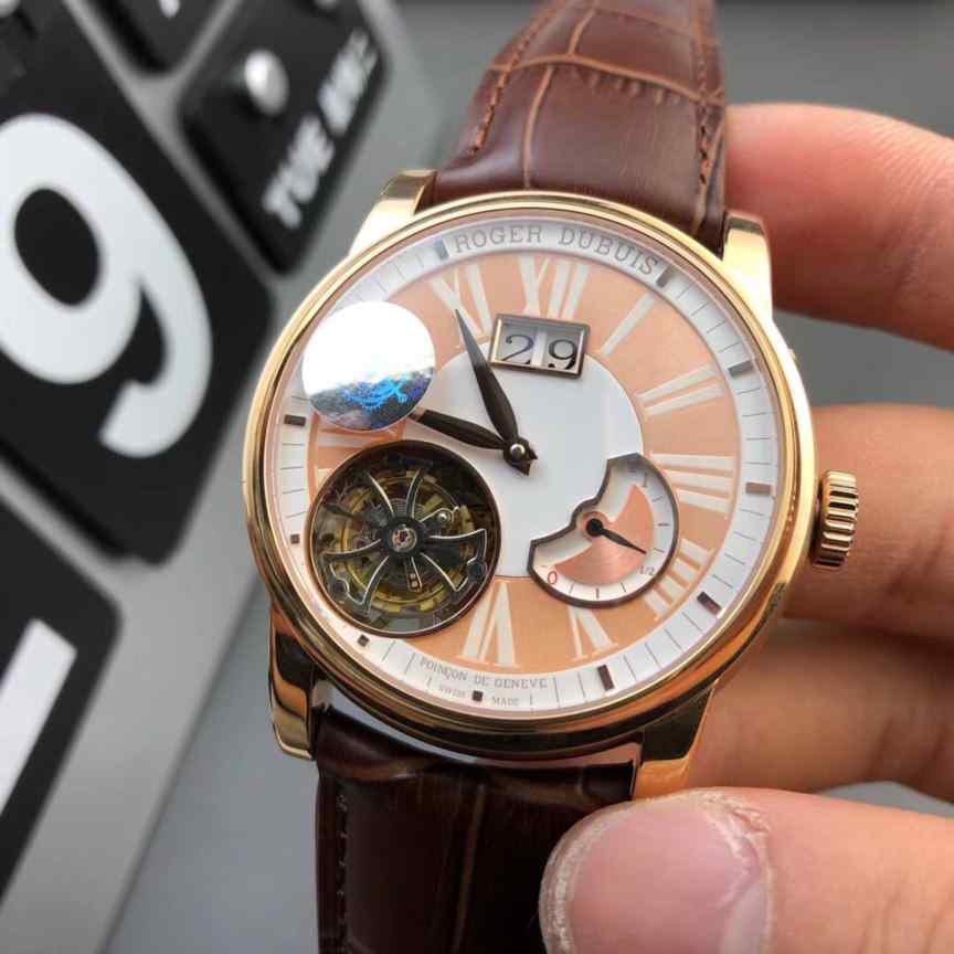 jb罗杰杜彼 双陀飞轮 顶级复刻-细节图6