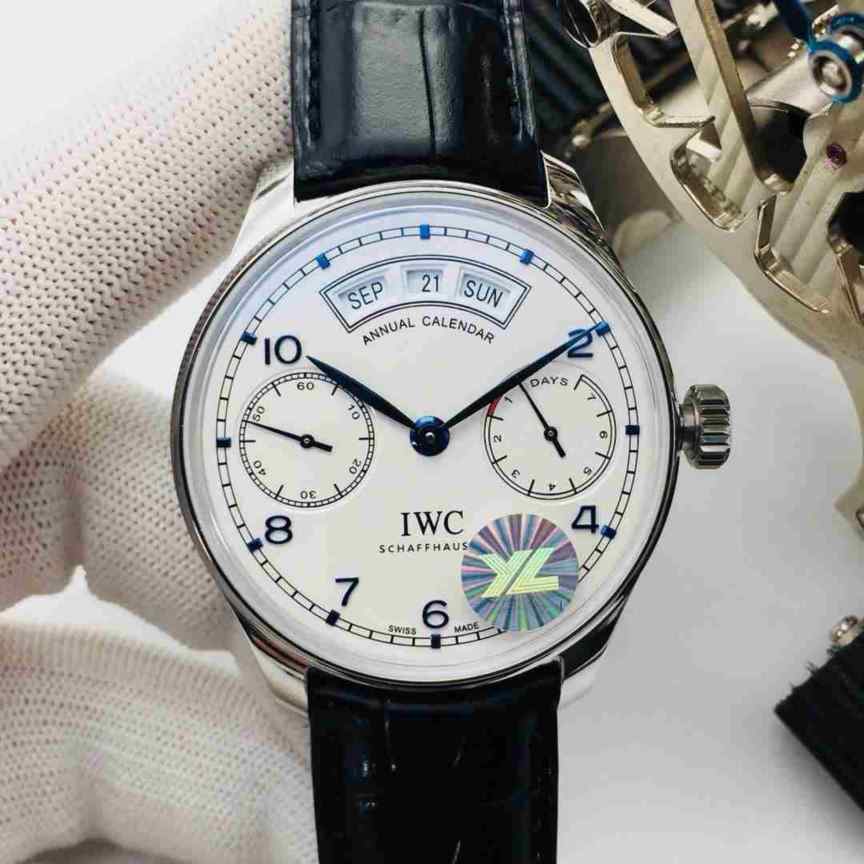 yl厂万国葡萄牙万年历_原版复刻_V2升级版_蓝宝石玻璃表镜