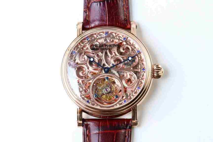 DM百达翡丽镂空复刻手表-细节图1