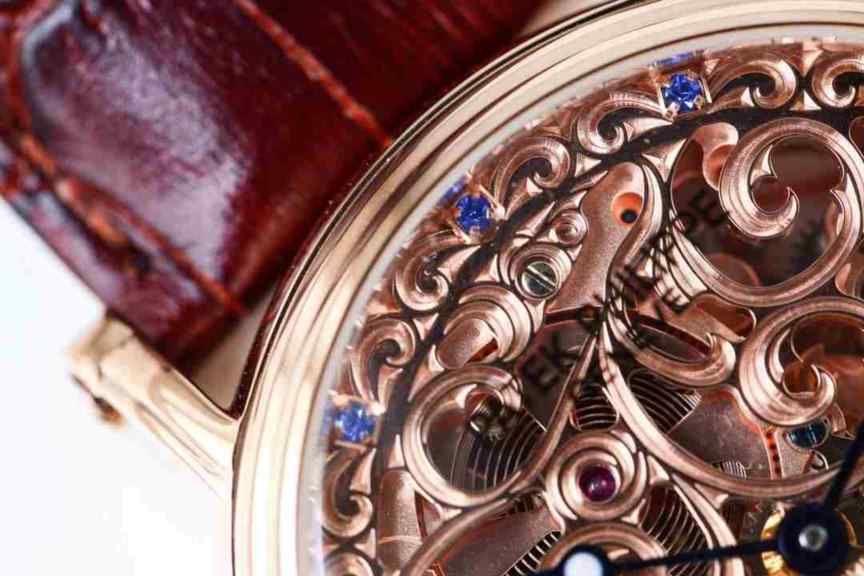 DM百达翡丽镂空复刻手表-细节图4