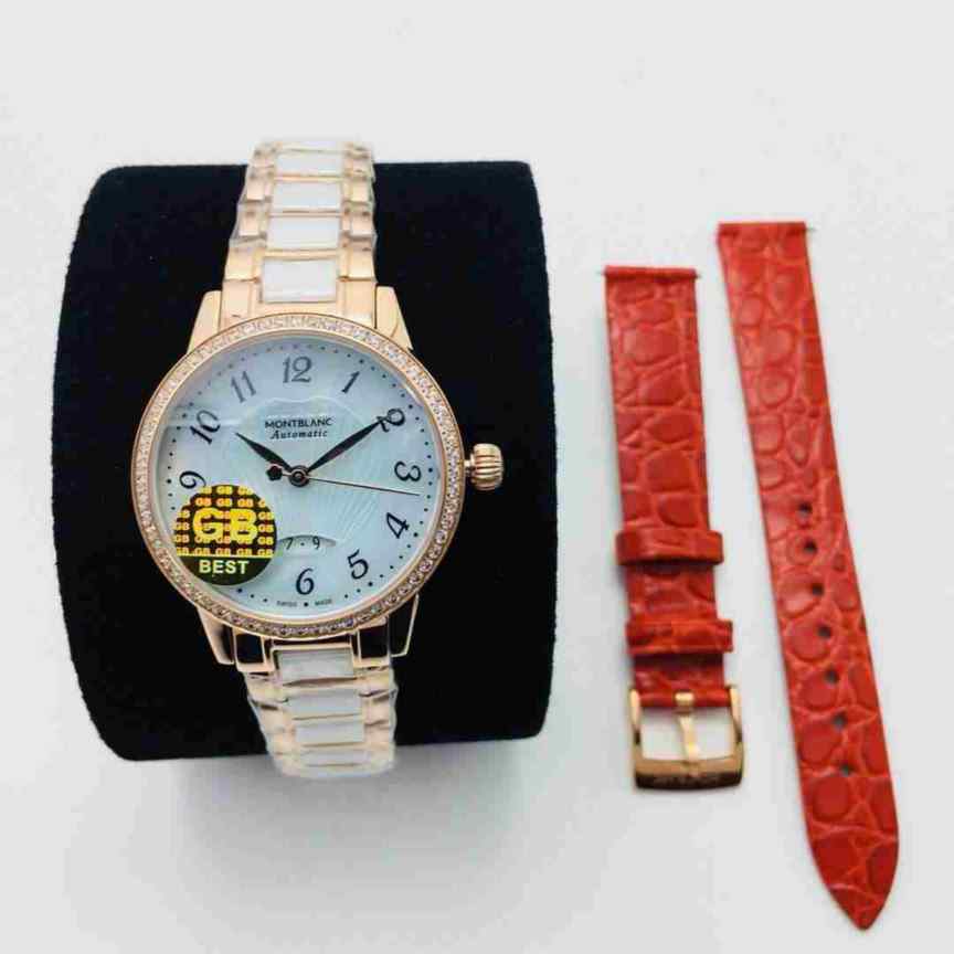 GB万宝龙复刻女表_316L钢_GB月相女表_33mmX11mm