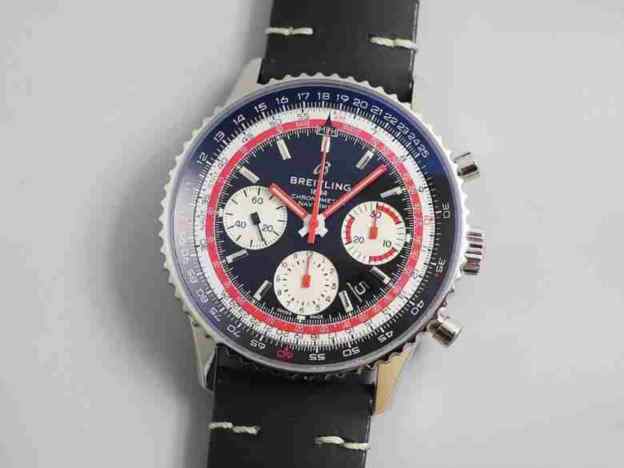 V9厂百年灵航空计时码表_直径43mm*厚15mm_搭载上海7750计时机械自动机芯