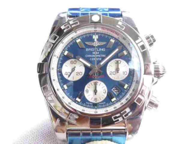 gf厂百年灵飞行员pilot黑色计时款_Asia7750机芯_Pilot飞行员44mm