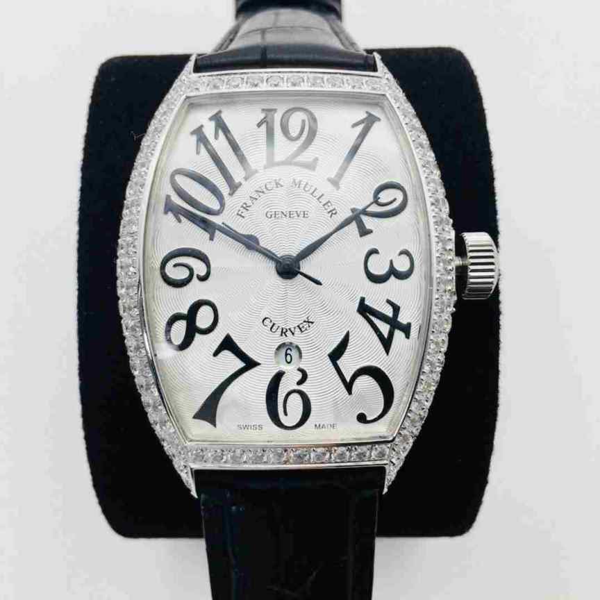 GB厂法兰克穆勒复刻_最新款_精准稳定进口的全自动机芯机械_牛皮表带