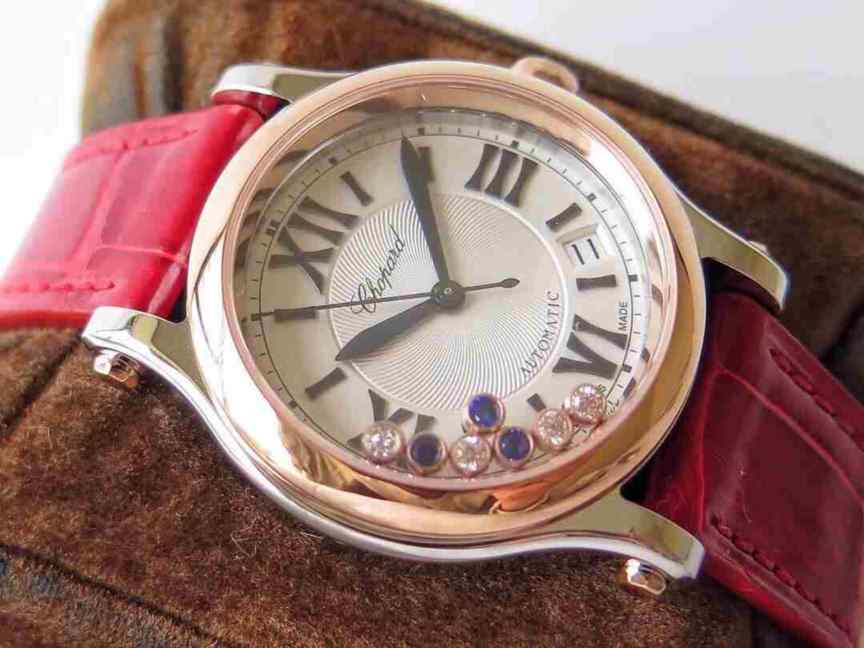 YF厂萧邦快乐钻女表-细节图4