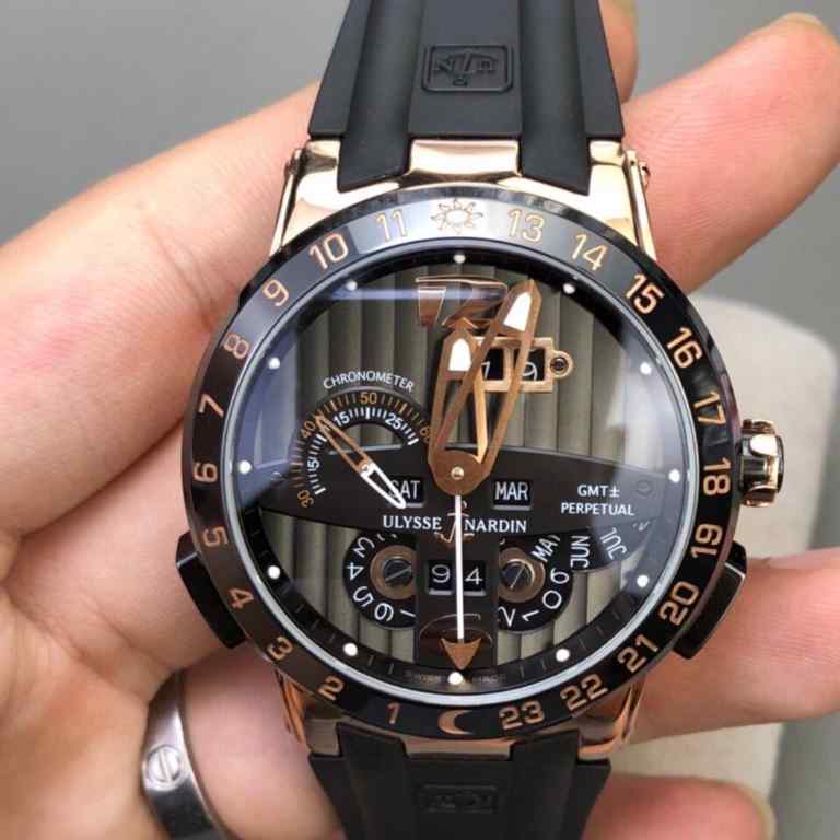 宝玑航海世家万年历腕表复刻-细节图5