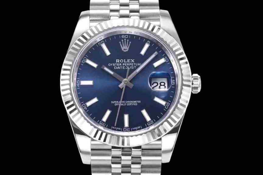 dj厂劳力士日志蓝面41mm_蓝色_蓝盘_蓝罗马_904L不锈钢