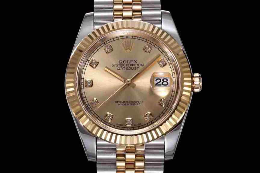 DJ厂劳力士日志金盘-细节图2