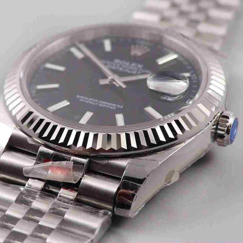 re厂劳力士日志黑盘-细节图2