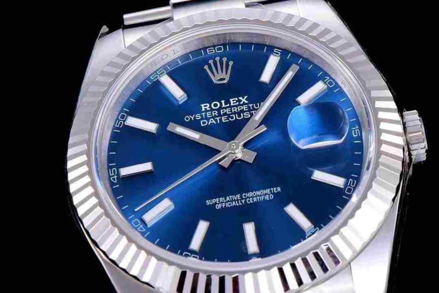 ar厂劳力士日志蓝色-细节图3