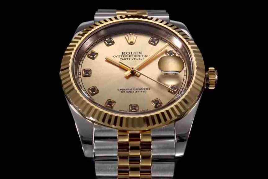 DJ厂劳力士日志金盘-细节图3