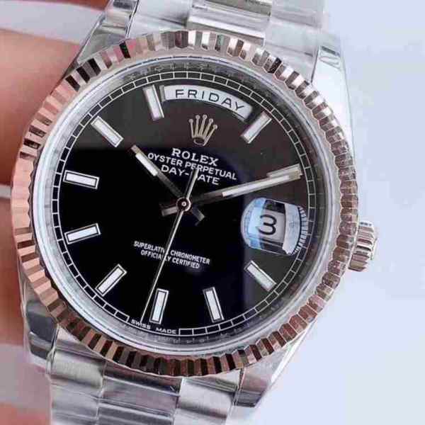 N厂劳力士日志黑面-细节图3