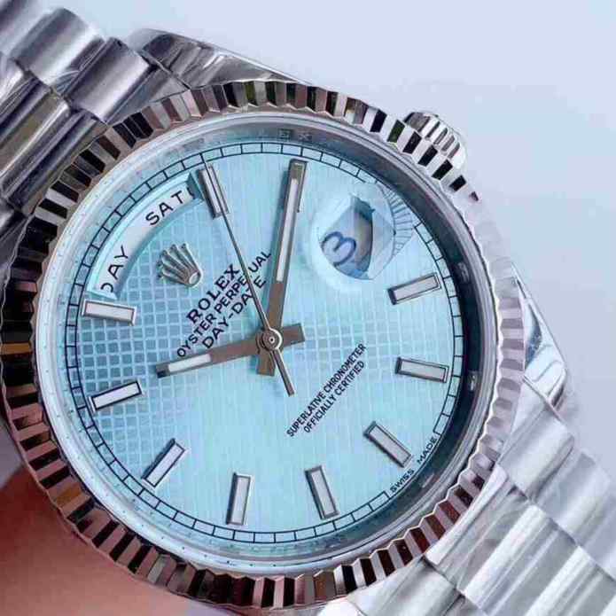 n厂劳力士日志冰蓝面-细节图4