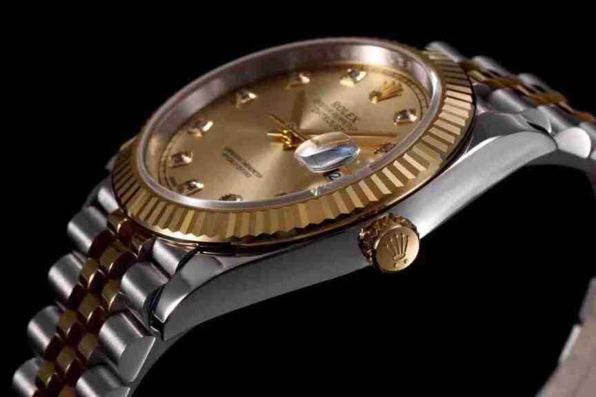 DJ厂劳力士日志金盘-细节图5