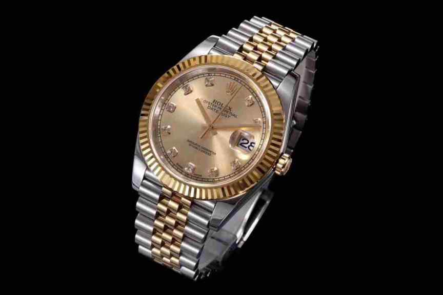 DJ厂劳力士日志金盘-细节图6