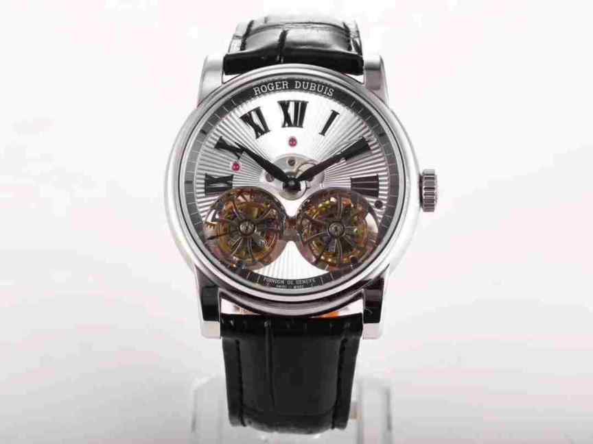 JB厂罗杰杜彼RDDBHO0562_直径45mm_致敬系列_双陀飞轮顶级腕表