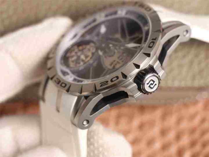 JB厂罗杰杜彼王者系列镂空表复刻_陀飞轮机芯_玫瑰金壳