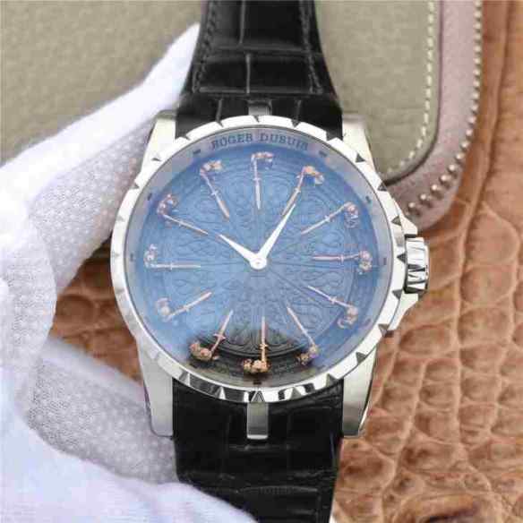 ZF罗杰杜彼圆桌骑士_9015机芯_表壳腕表尺寸45mmX15.7mm