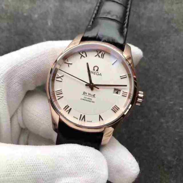 sss厂欧米茄蝶飞复刻_玫瑰金_8500同轴机芯_原版开模