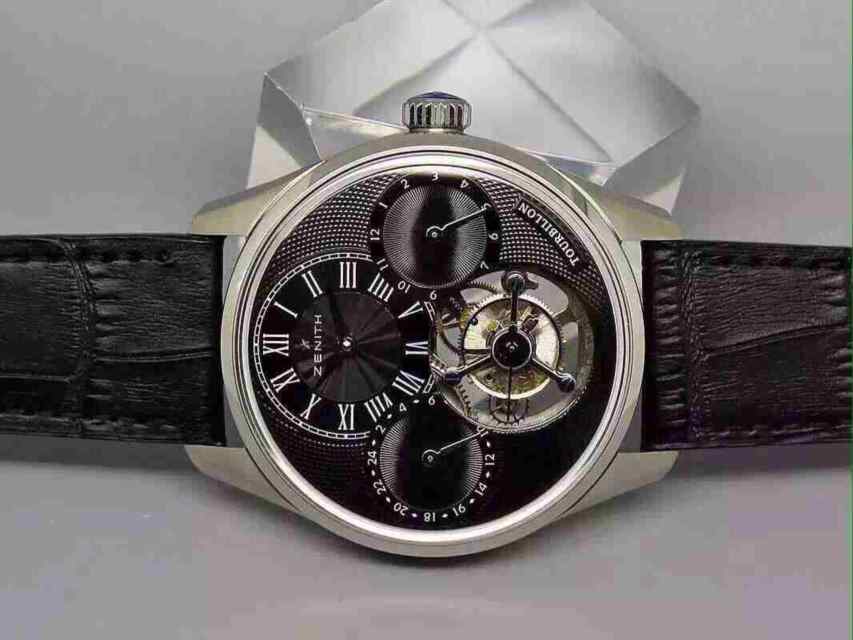 真力时TF厂手动上链真陀飞轮机械-细节图4