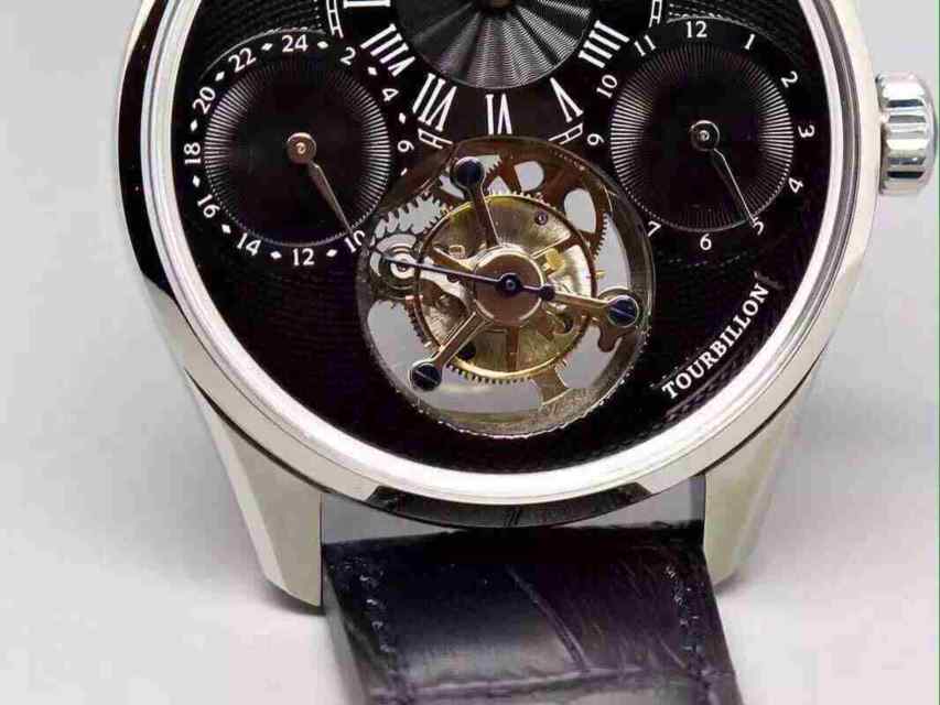 真力时TF厂手动上链真陀飞轮机械-细节图5