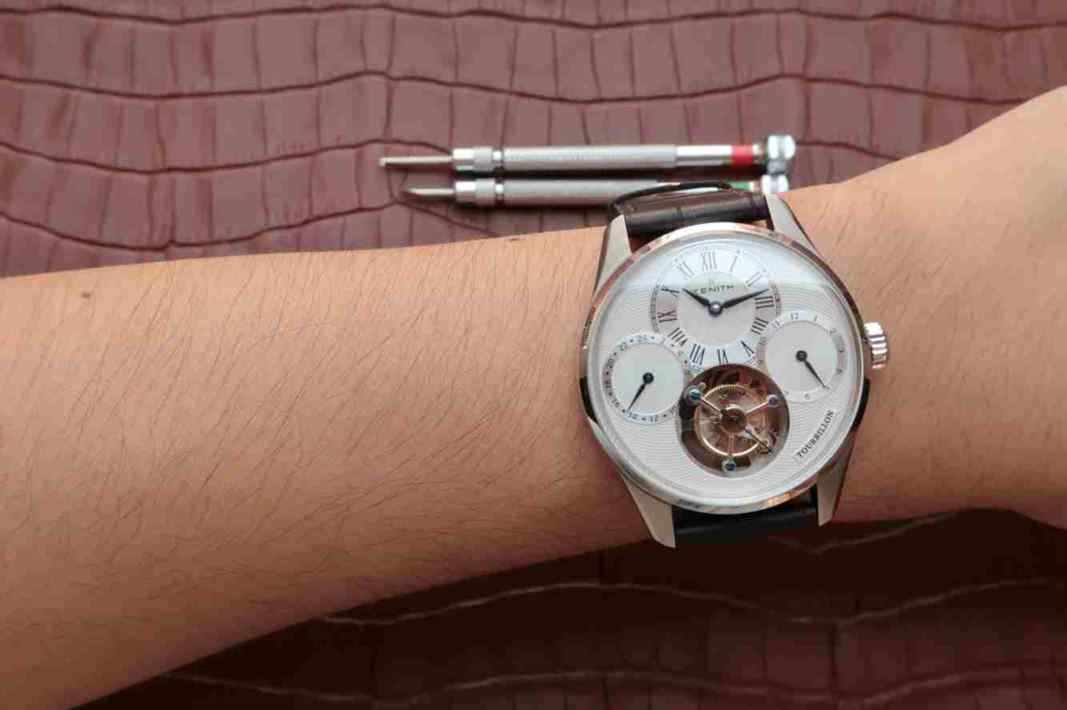 TF真力时手动上链真陀飞轮机械-细节图9