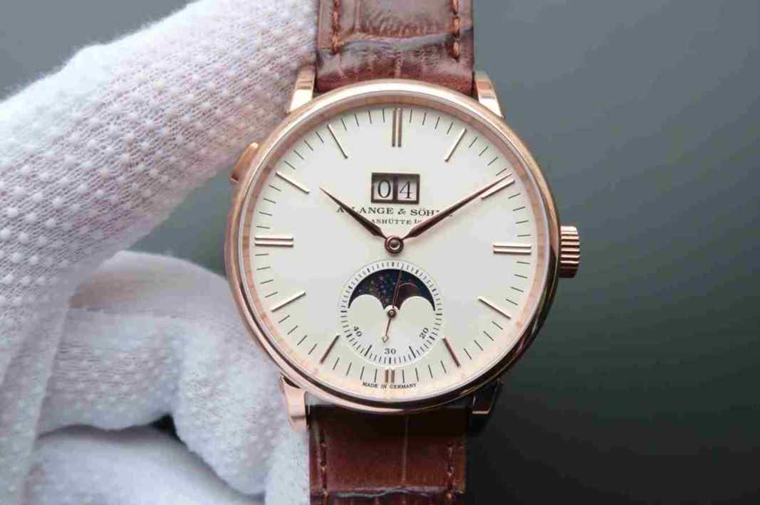 GF厂朗格萨克森月相_大日历_男士机械表_价格_图片