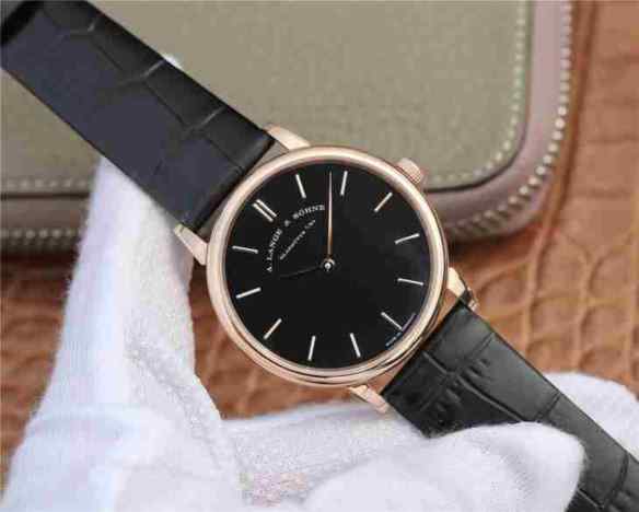 朗格SV_SAXONIA系列腕表_超级2892自动上旋机芯_ 39毫米_镀18k玫瑰金_蓝宝石水晶玻璃