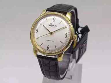 gf格拉苏蒂鎏金60年代_39mm直径_装载GF独家复刻的德式鹅颈微调装置