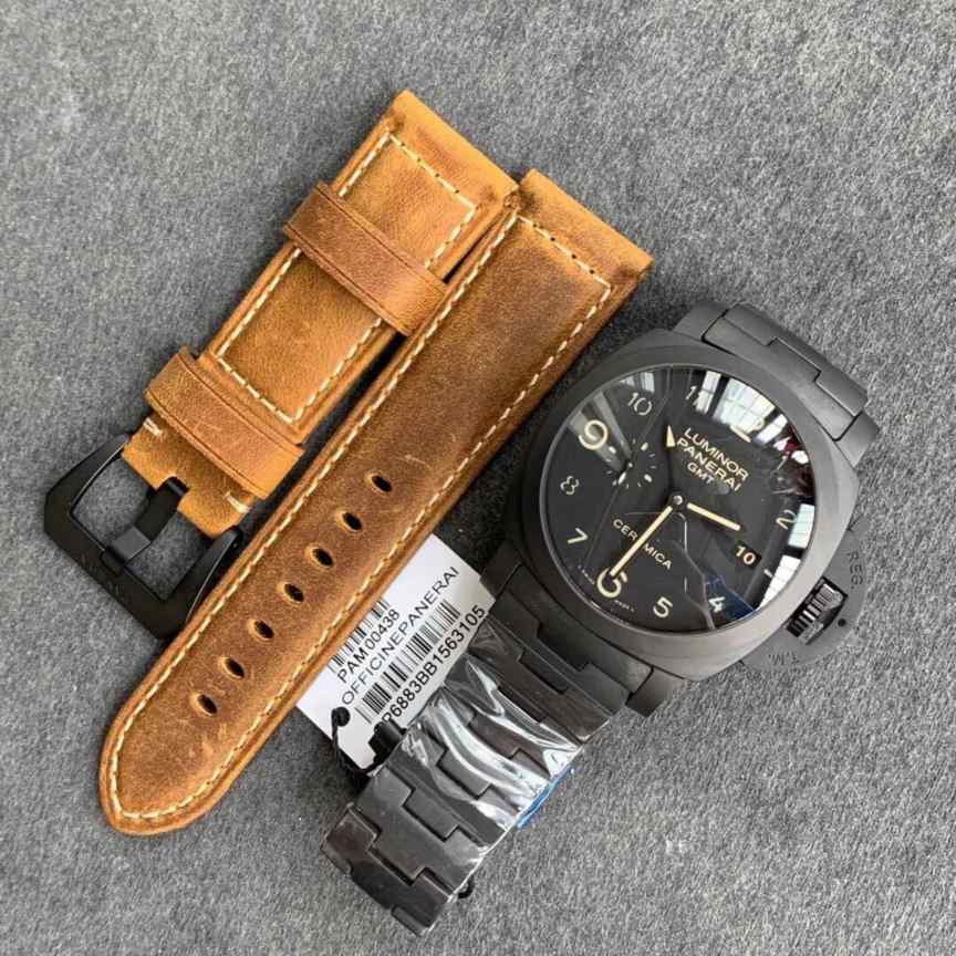 VS厂手表沛纳海PAM00438_黑武士_全新升级V3全黑机芯_全陶瓷壳_男士腕表