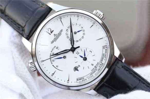 台湾TW厂积家大师系列1428421_男士多功能腕表_蓝宝石_鳄鱼皮