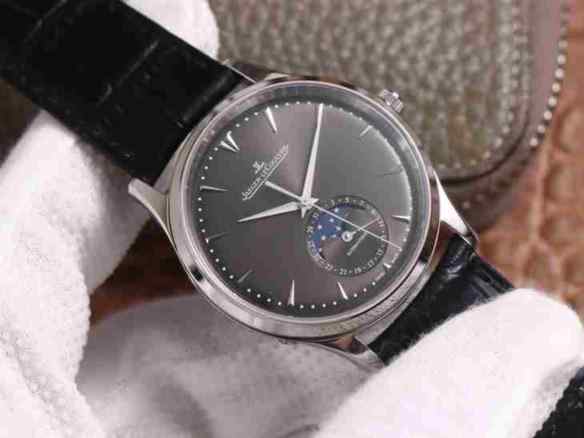 积家月相大师高仿男士手表_复刻 Cal.925/1机芯_TW厂手表积家1363540_灰盘