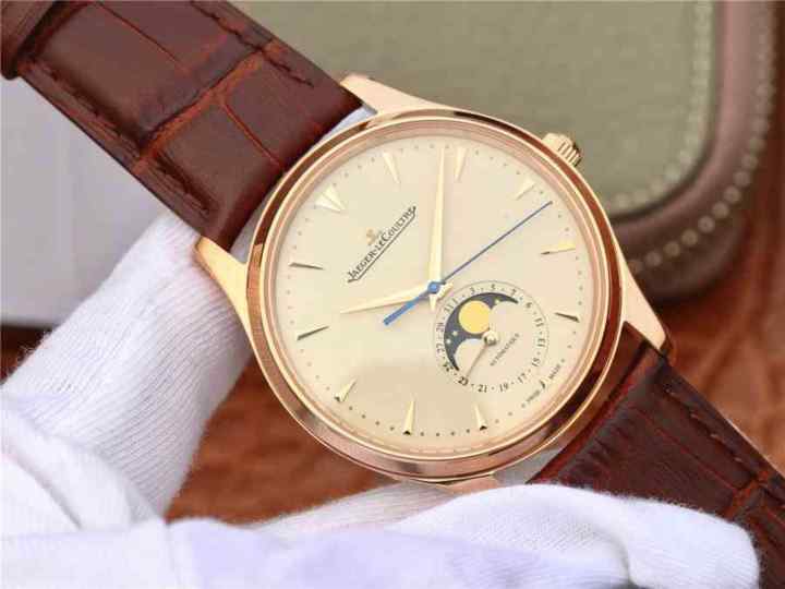 ZF厂积家月相大师复刻_玫瑰金_直径39mm_Cal.925/1机芯_走时稳定